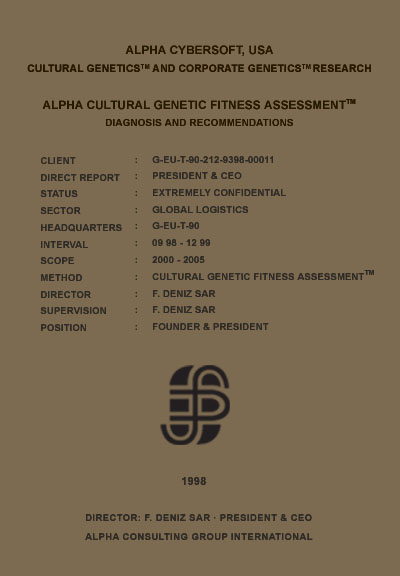F. Deniz Sar - F. Deniz Şar - Cultural Genetic Fitness Assessment (TM)